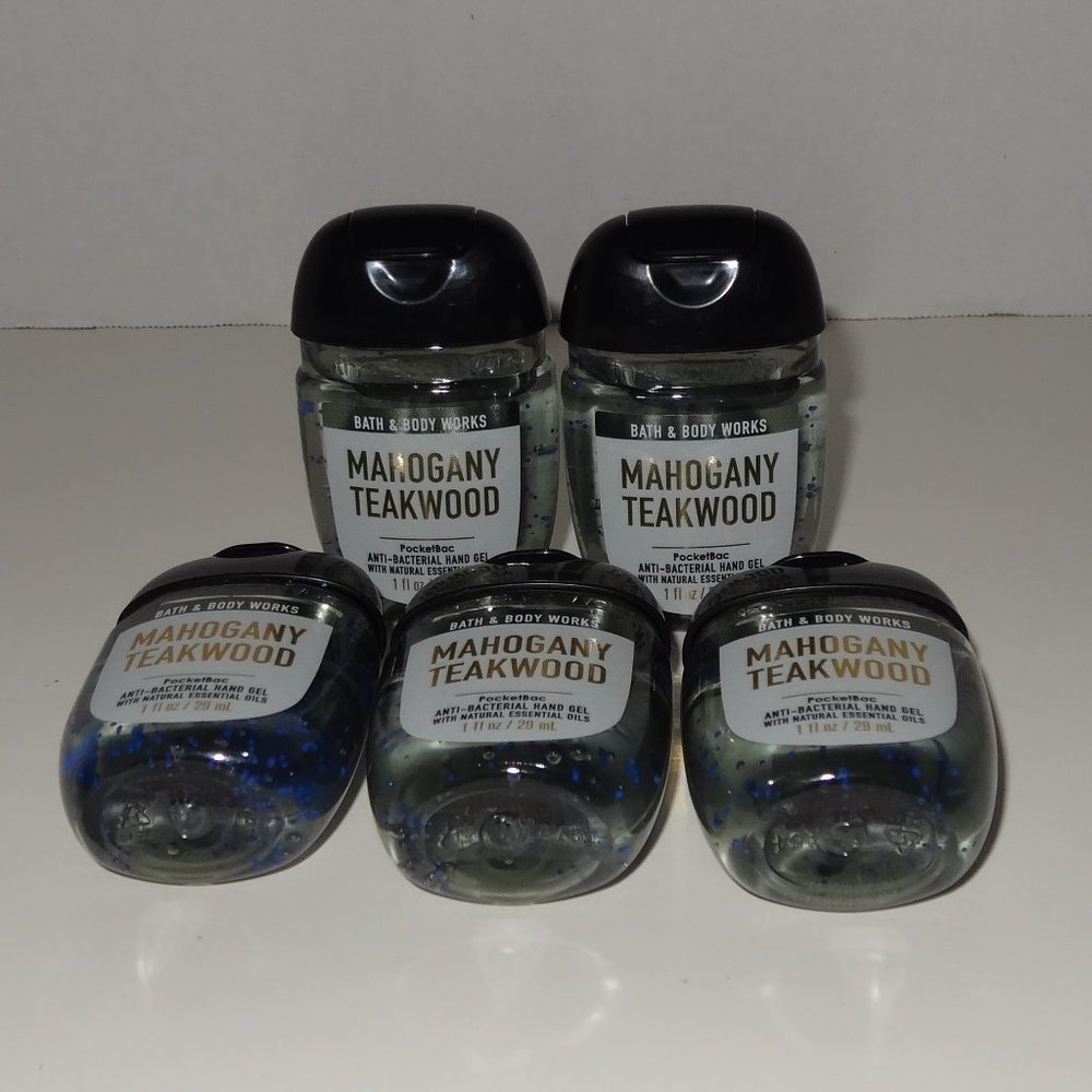New Bath and Body Works Mahogany Teakwood Hand Sanitizer Pocket Size